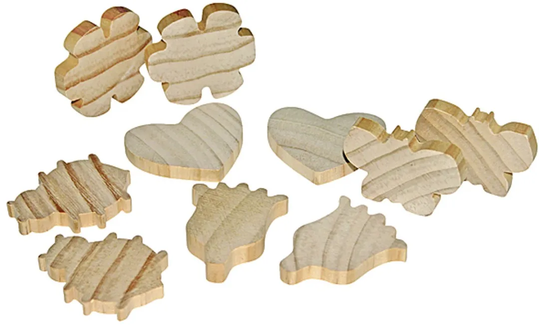Eduplay Moederdag Houten Knutselset - 10 Stuks Multicolor