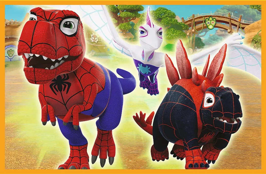 Trefl Dinosauriërs Puzzel 24 Stuks - Meerkleurig