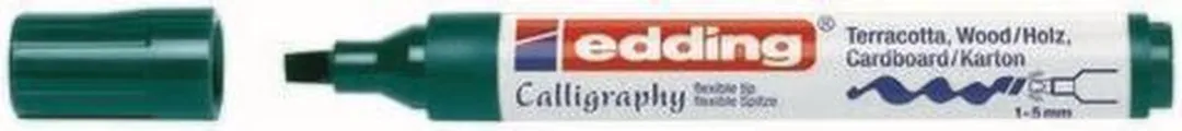 edding 1455 Kalligrafie Marker Flesgroen - 10 Stuks - afbeelding 2 van 2