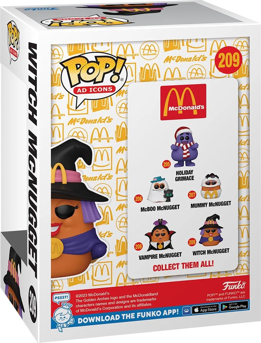Funko Pop! Ad Icons McDonald's Witch MCNugget #209 - 74069 - afbeelding 3 van 4