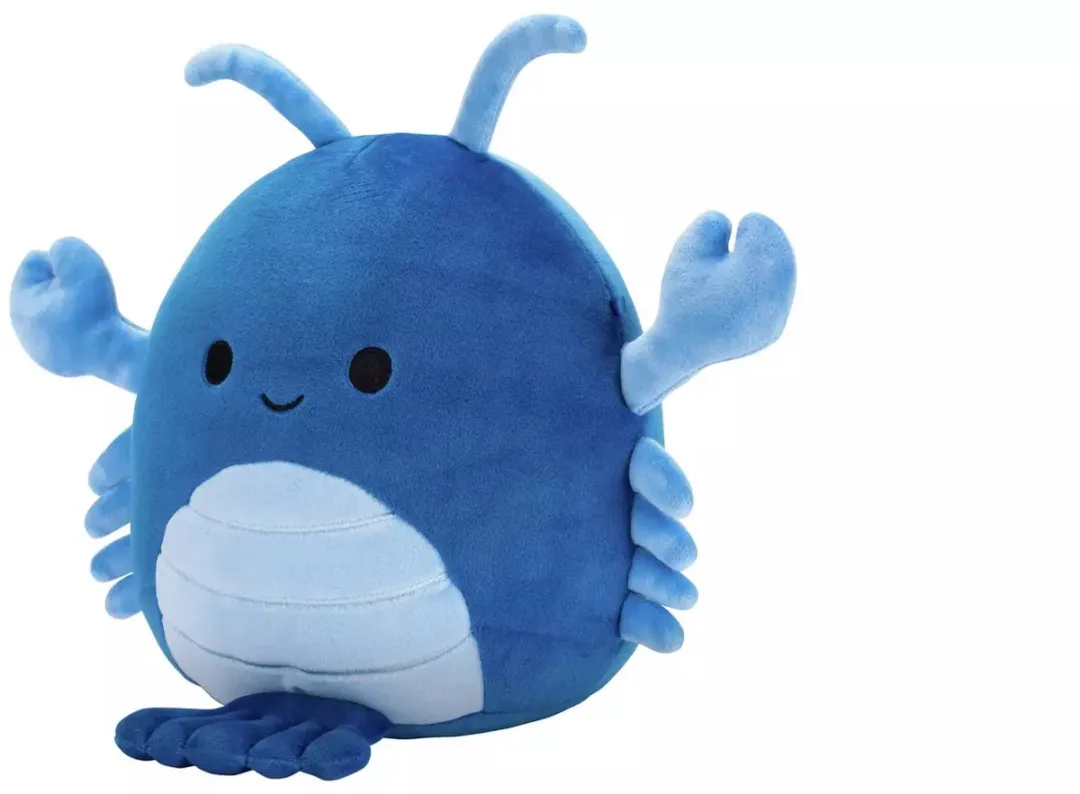 Squishmallows Lobert Pluche - 19cm Blauw