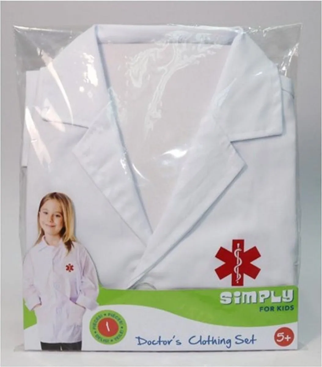 Simply for Kids Dokter Verkleedjasje - Blauw