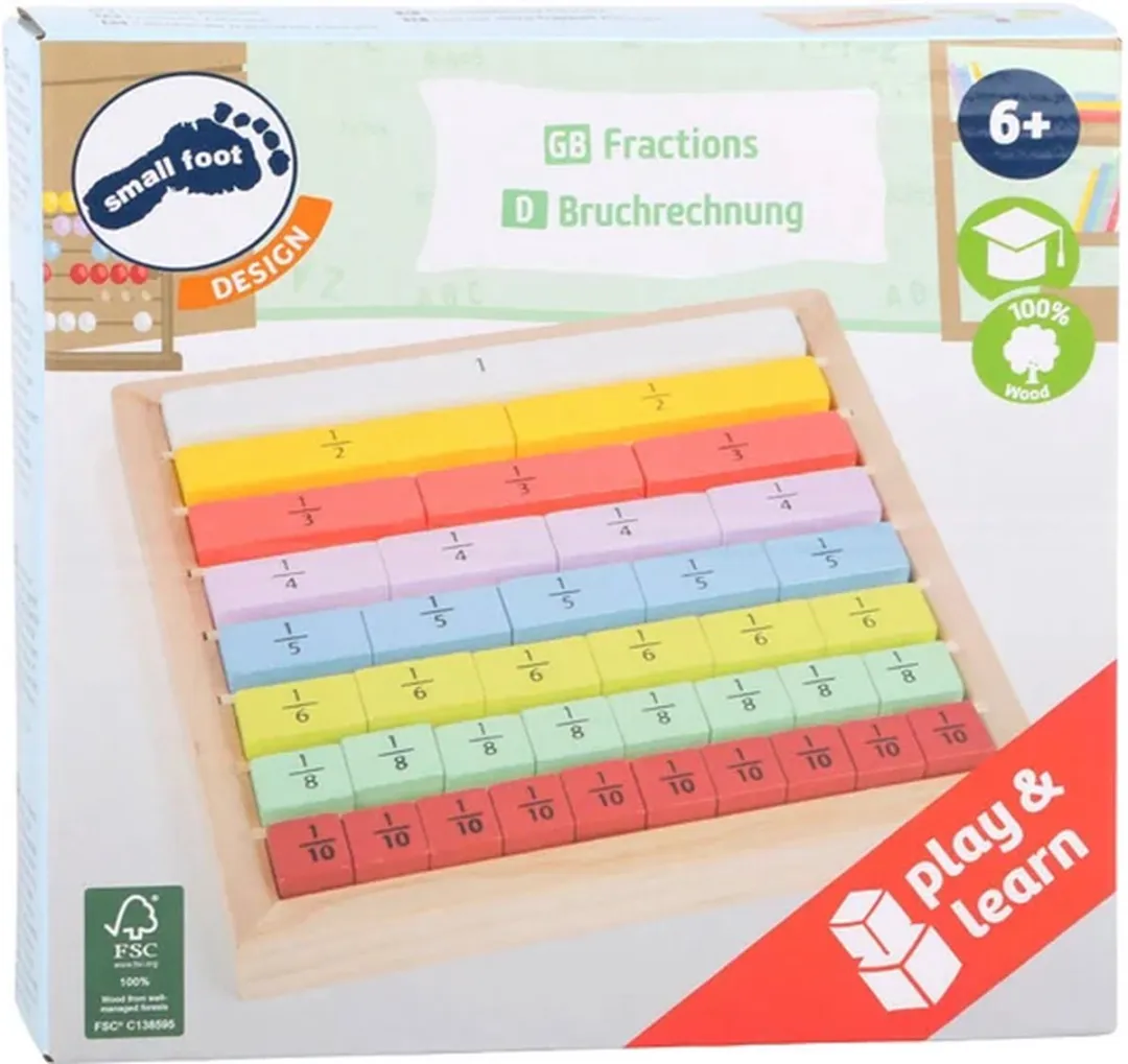 Small Foot Houten Blokjes met Breuken 11166