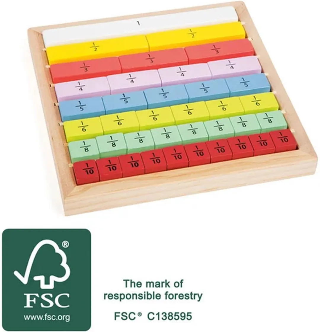 Small Foot Houten Blokjes met Breuken 11166