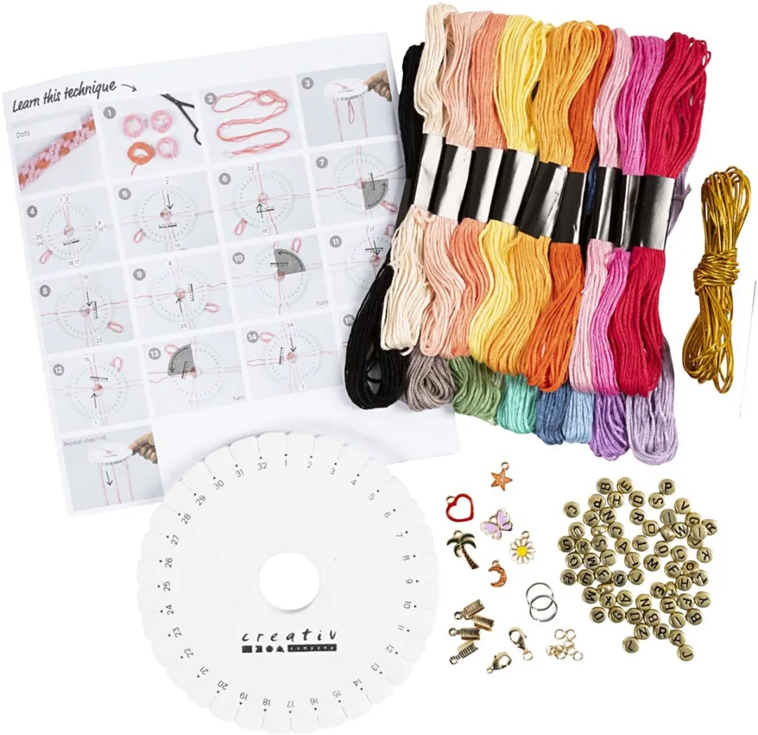 Creativ Company Kumihimo Vriendschapsarmbanden Knutselset Multicolor