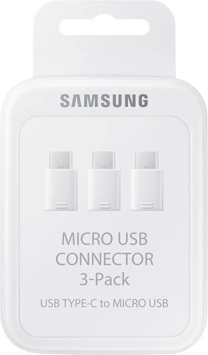 Samsung USB-C naar Micro USB Adapter - 3 Stuks Wit - afbeelding 6 van 6