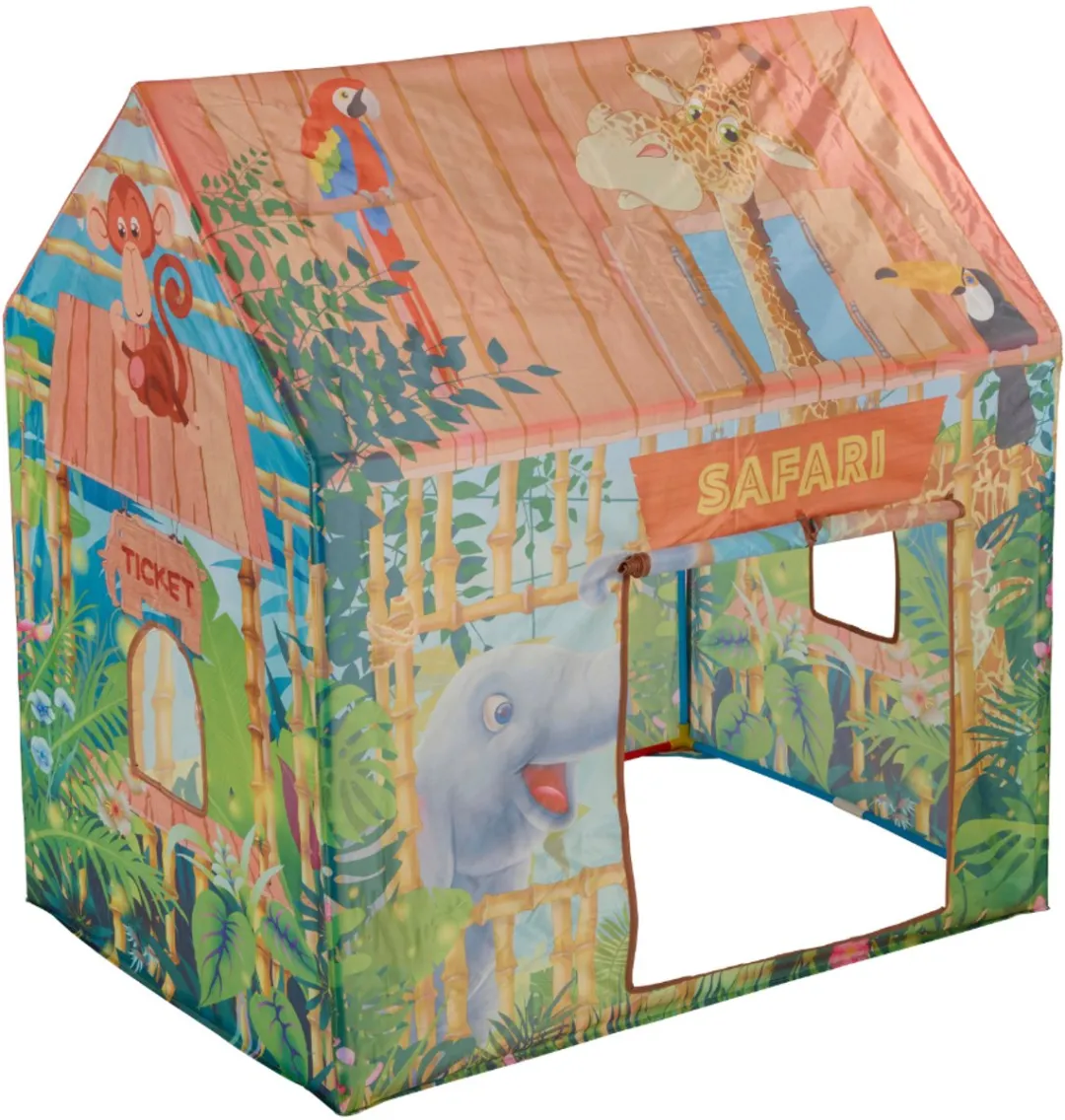 Eddy Toys Speeltent 95x72x102cm - Huis Thema - Meerkleurig