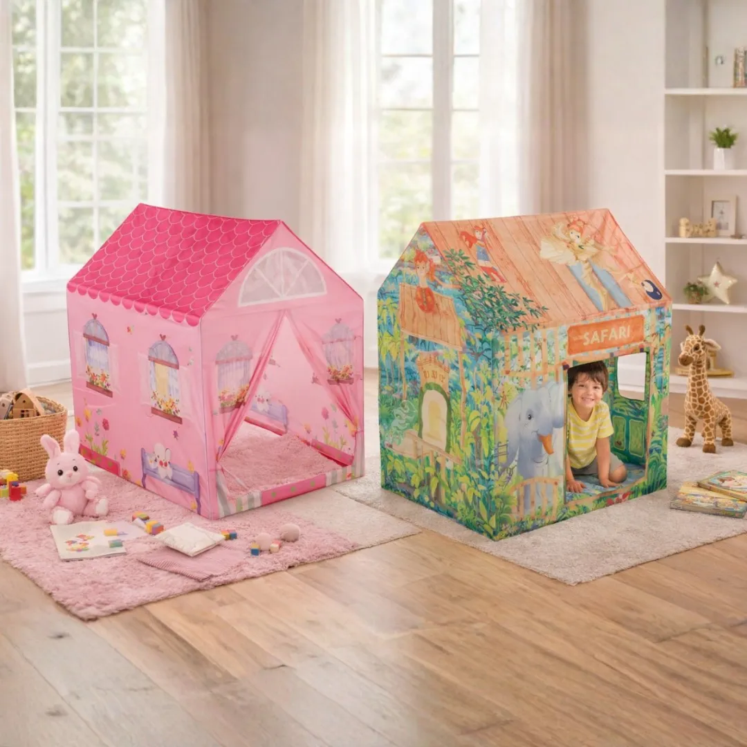 Eddy Toys Speeltent 95x72x102cm - Huis Thema - Meerkleurig
