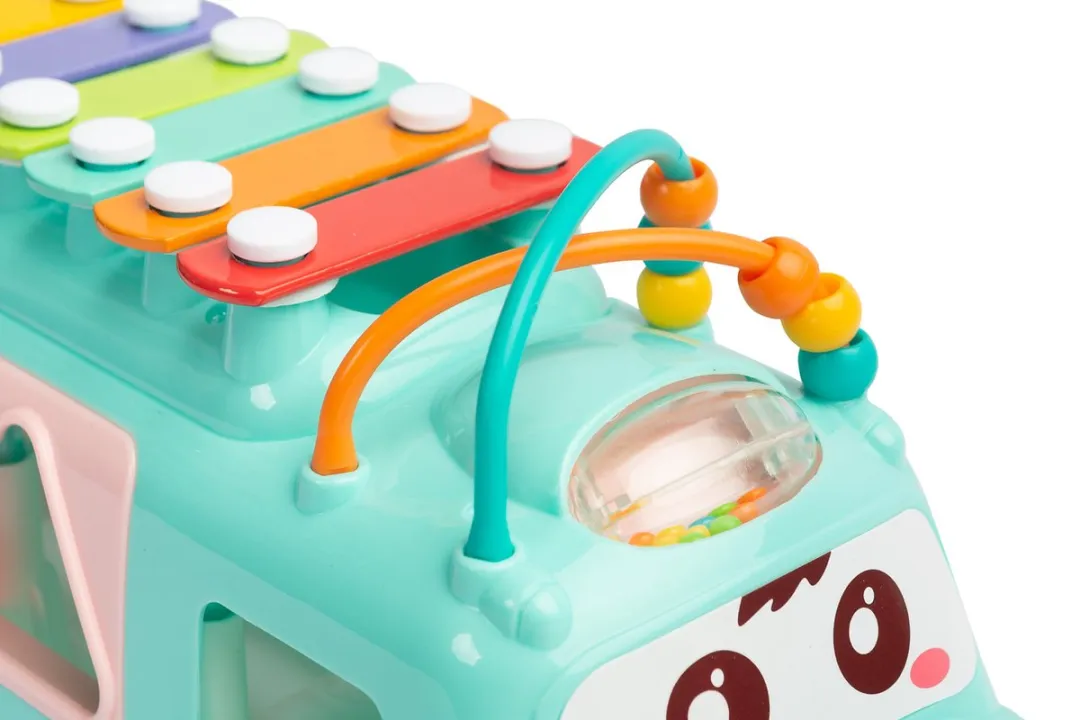 Toyz Harrie de Cimbaalbus - Xylofoon 18+ Maanden - Blauw