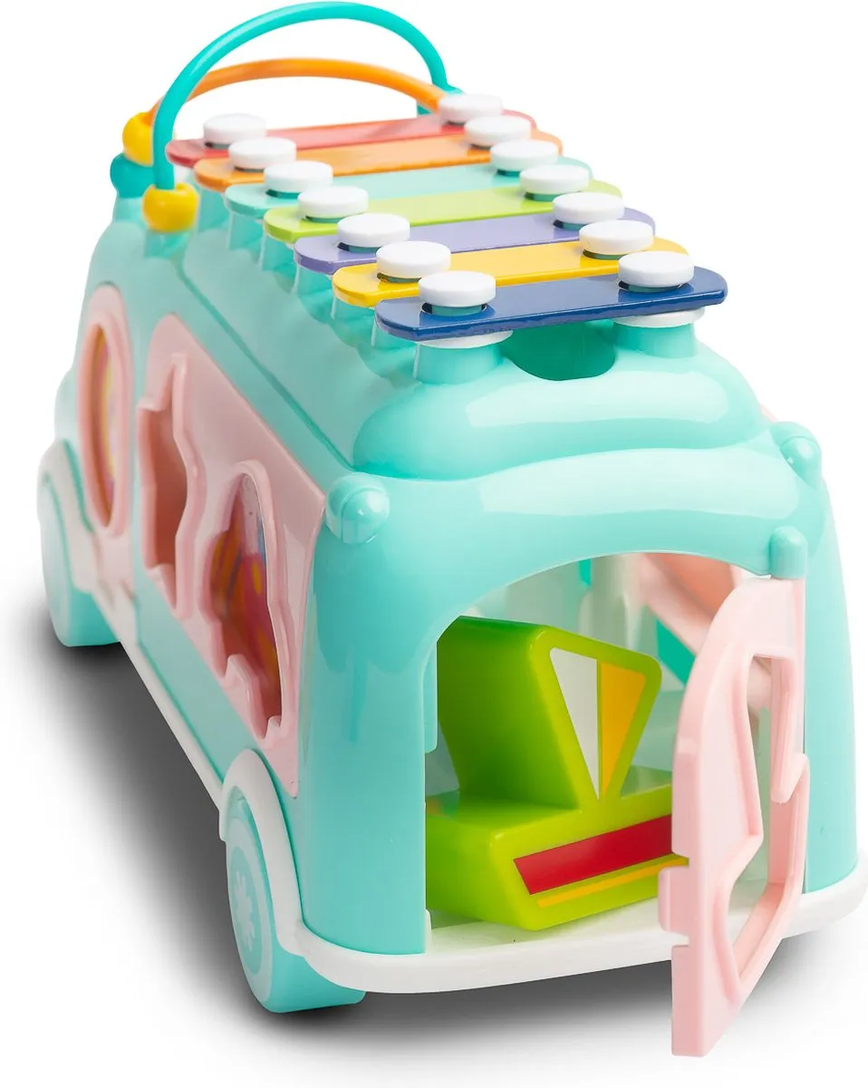 Toyz Harrie de Cimbaalbus - Xylofoon 18+ Maanden - Blauw