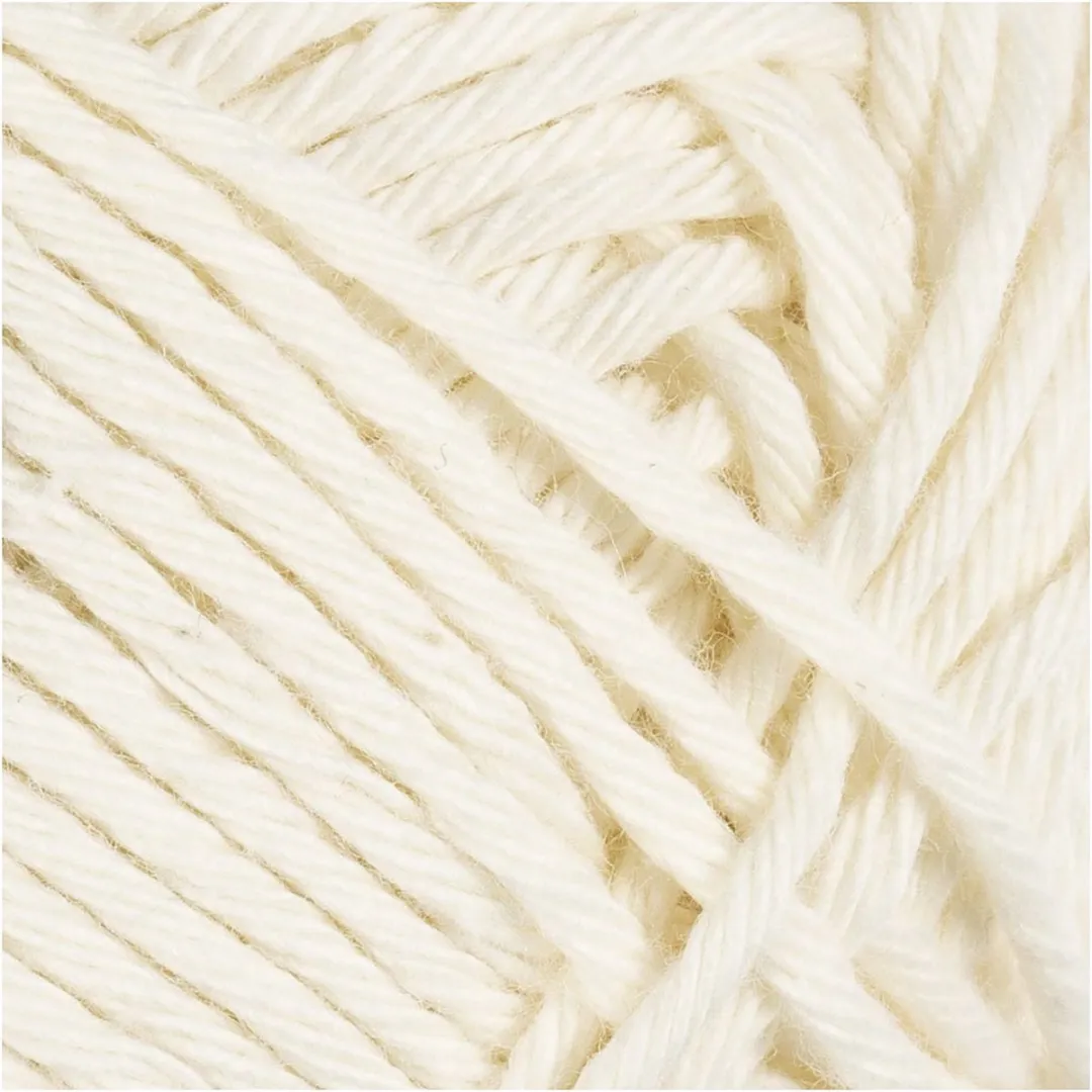 Creativ Company Katoengaren 8/8 50g - Off-White