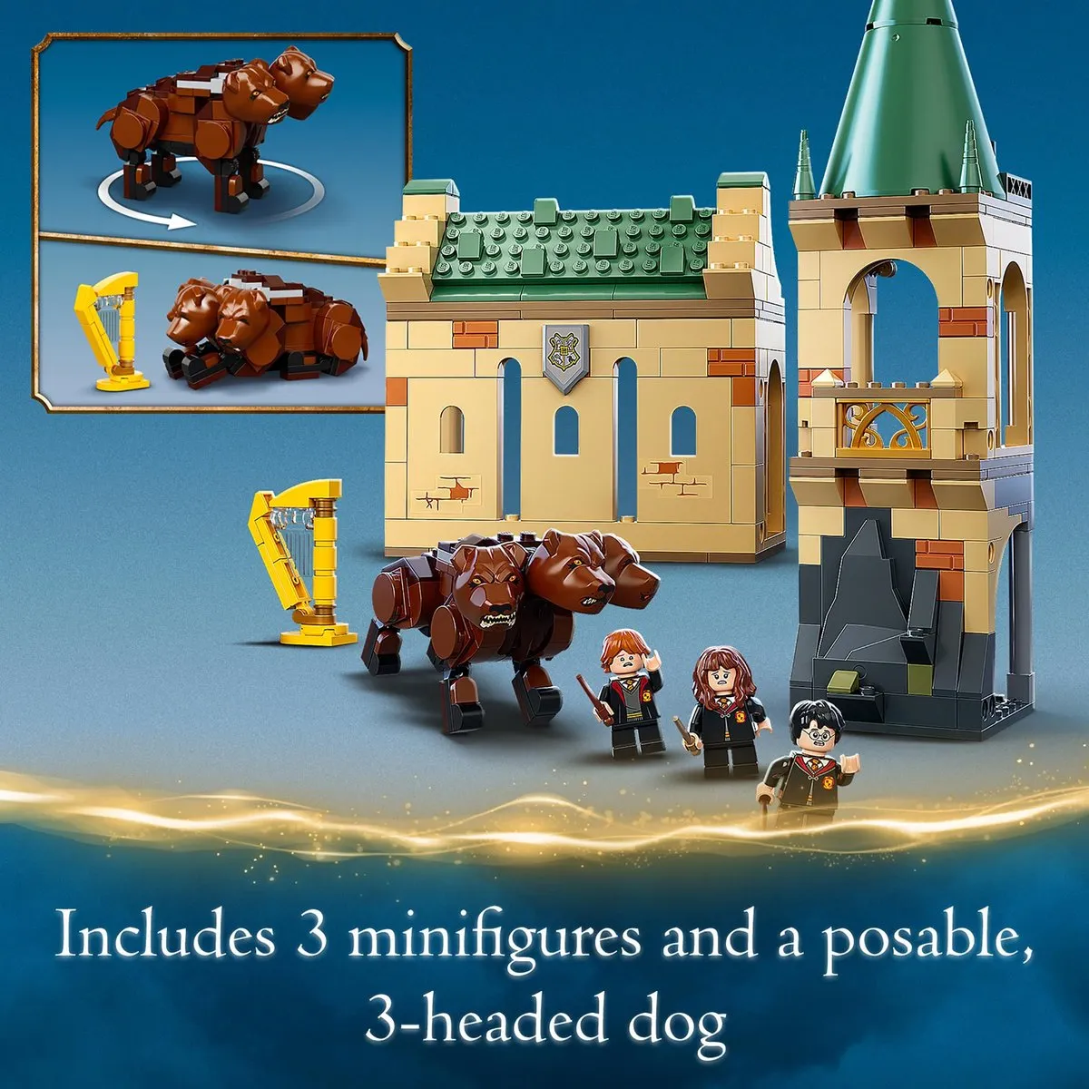 LEGO Harry Potter Zweinstein Pluizige Ontmoeting 76387 - 397 Stukken