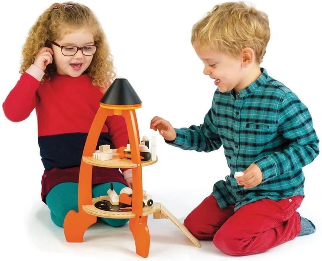 Tender Leaf Toys Ruimteracket Speelset 7508311 - Multicolor - afbeelding 6 van 6