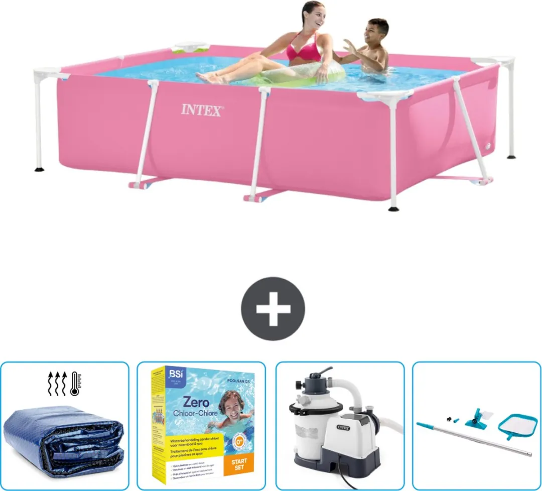 Intex Frame Zwembad 220x150x60cm Roze