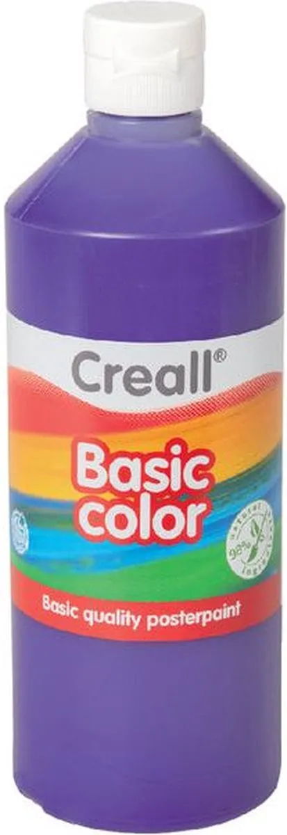 Creall Basic Plakkaatverf Paars 500ml