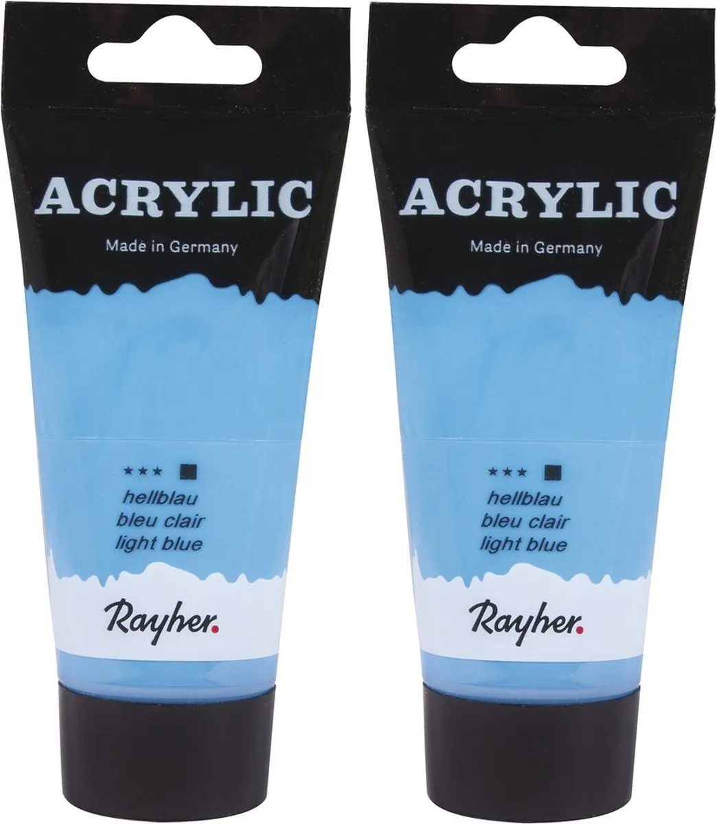 Rayher Acrylverf Lichtblauw 75ml