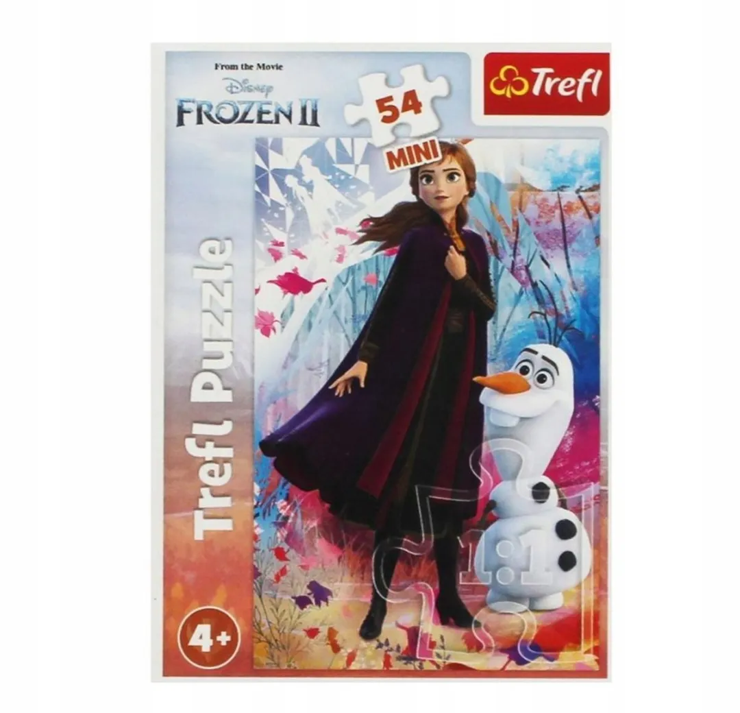Trefl Frozen II Mini Puzzel Anna & Olaf - 54 Stukjes