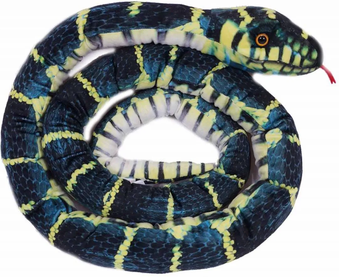 PIA Soft Toys Knuffeldier Slang - 200 cm - Groen