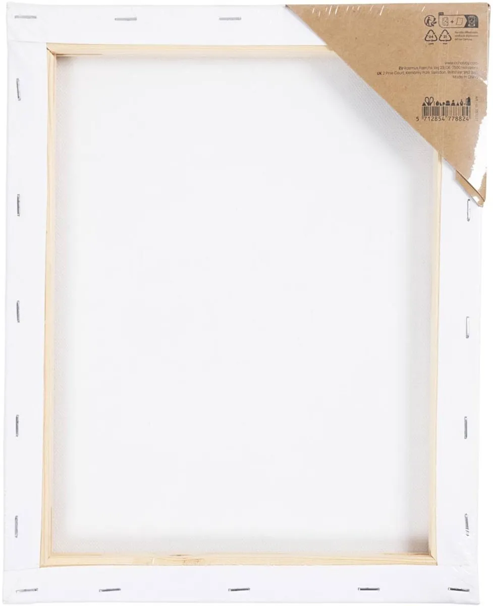 Creativ Company Schildercanvas Ontbijttafel 24x30cm - Multicolor