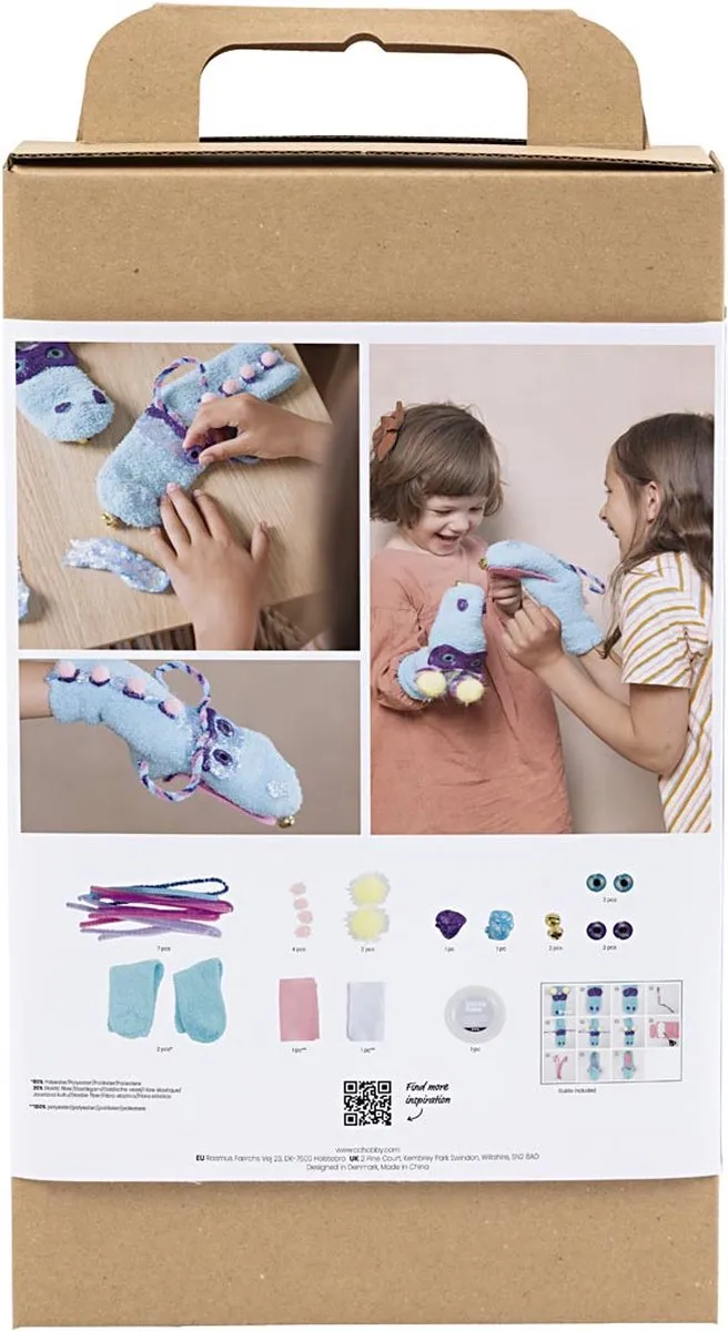 Creativ Company CC Hobbyset Sokkenmonsters - Multikleurig