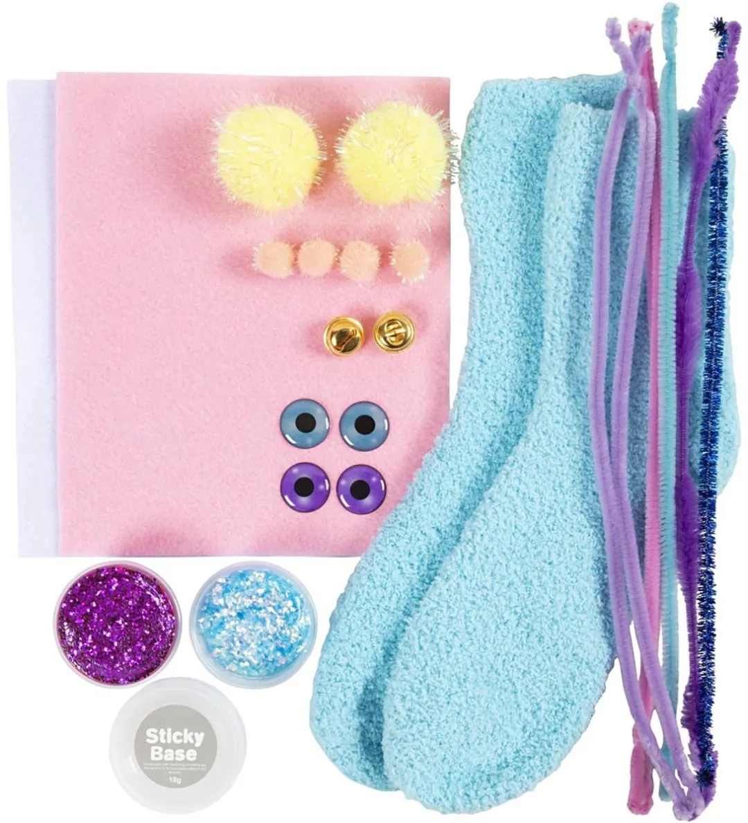 Creativ Company CC Hobbyset Sokkenmonsters - Multikleurig