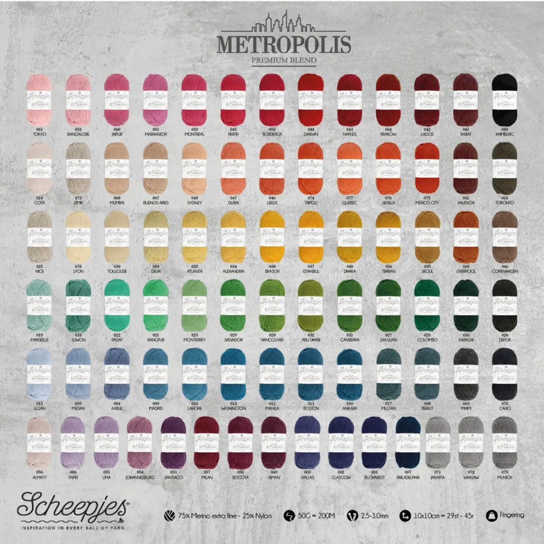 Scheepjes Metropolis 50g - Izmir Grijs