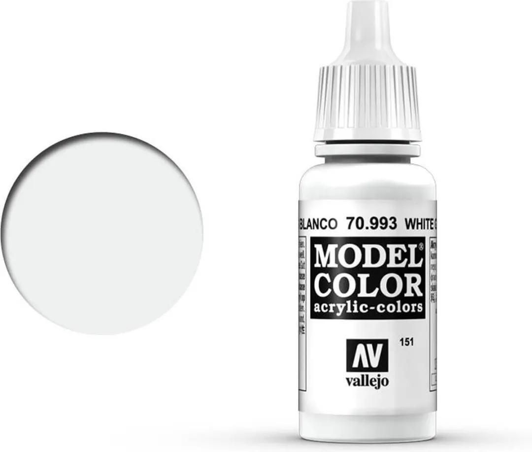 Vallejo Model Color White Grey Acrylverf 17ml