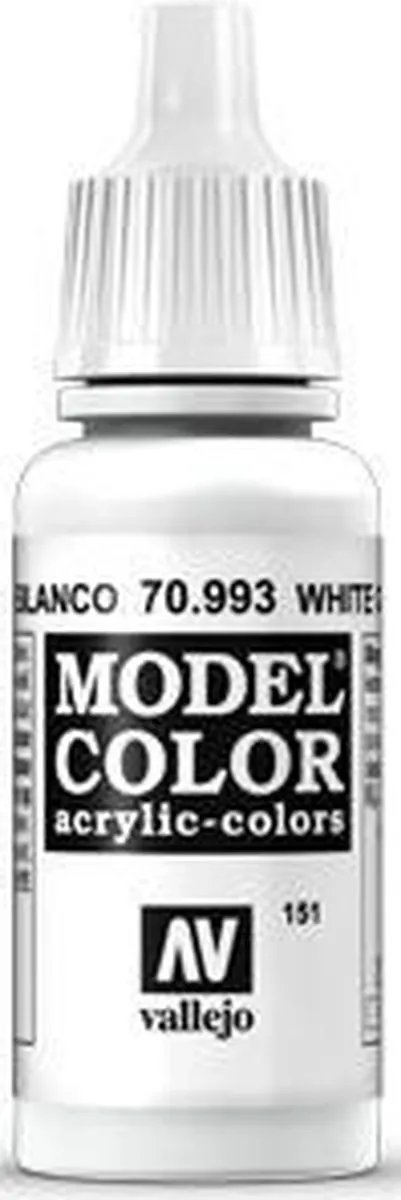 Vallejo Model Color White Grey Acrylverf 17ml