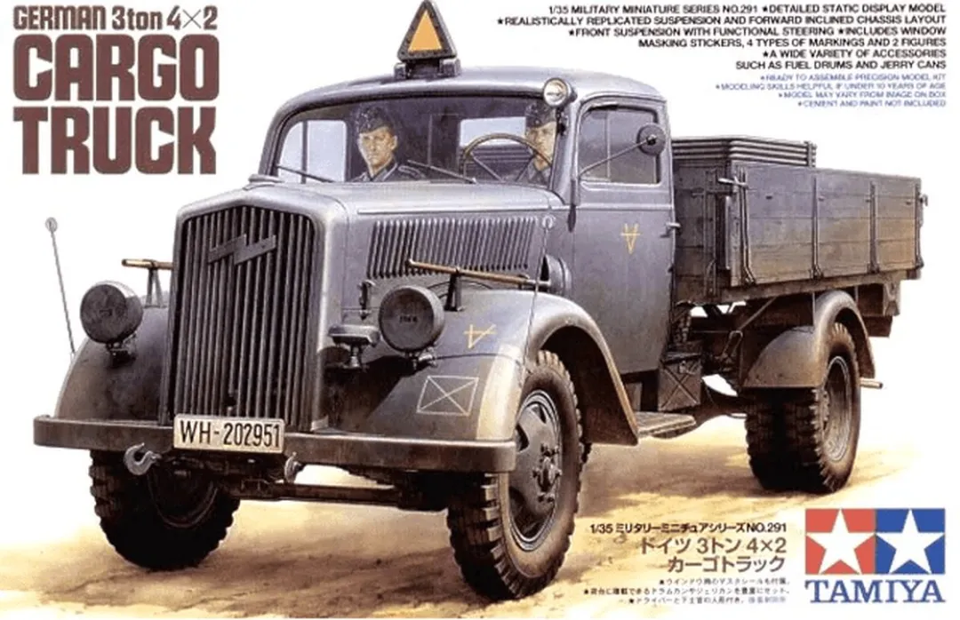 Tamiya 35291 WWII German Cargo Truck Modelbouwpakket