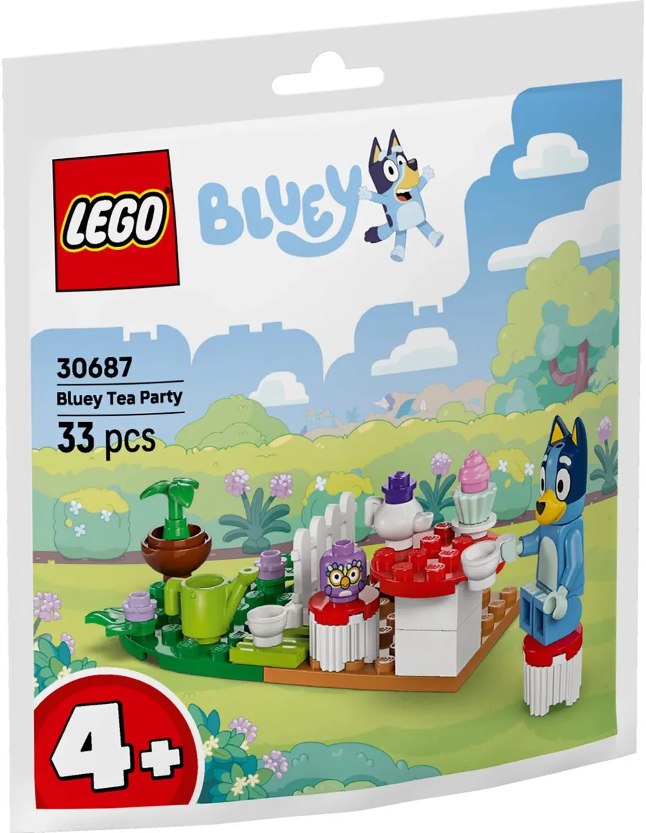 LEGO Bluey 30687 Theekransje - 33 Stukken - Meerkleurig