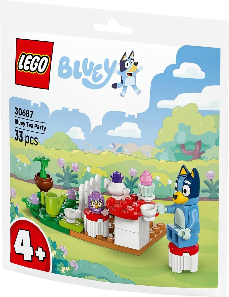 LEGO Bluey 30687 Theekransje - 33 Stukken - Meerkleurig