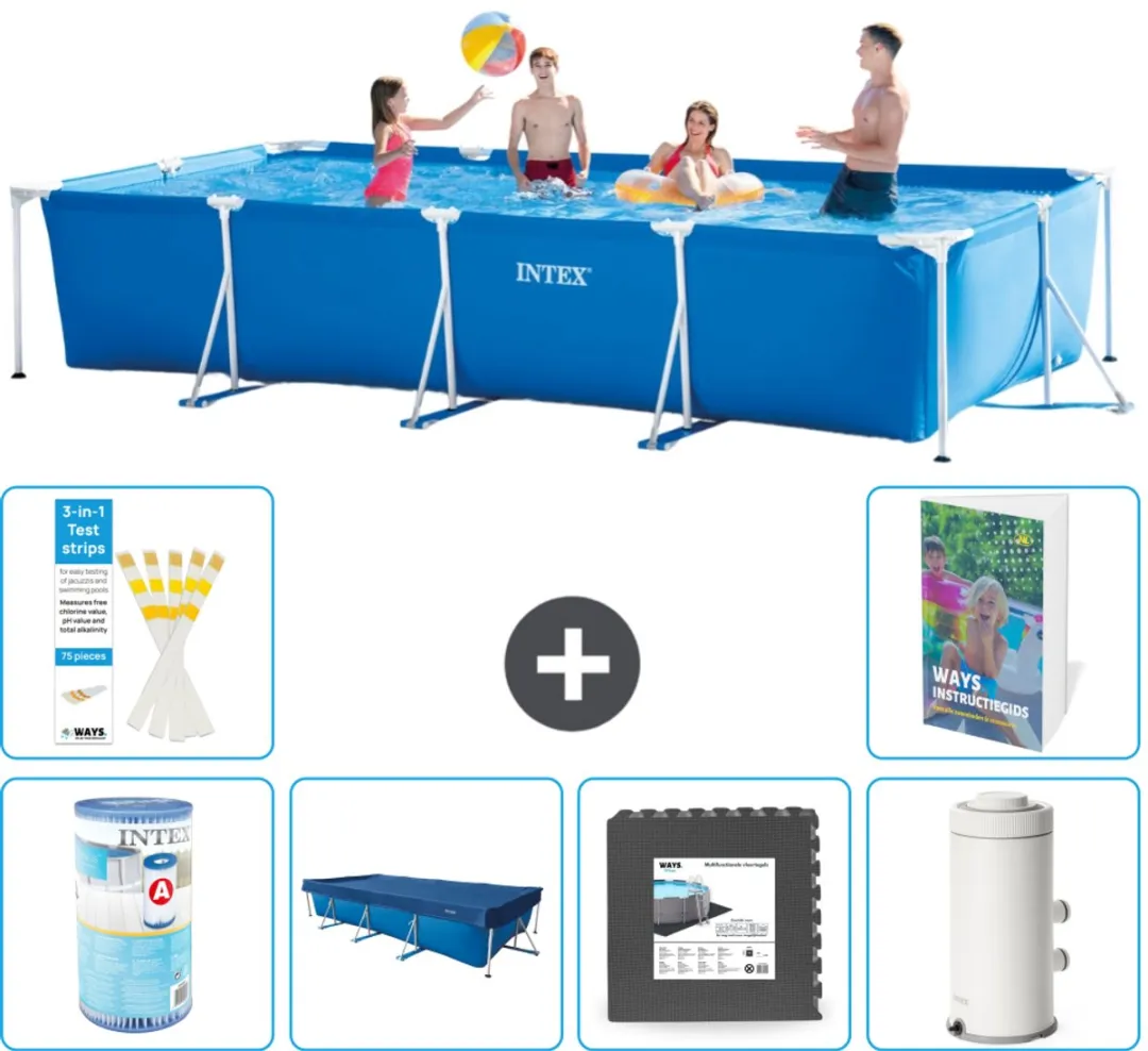 Intex Rechthoekig Frame Zwembad 450x220cm