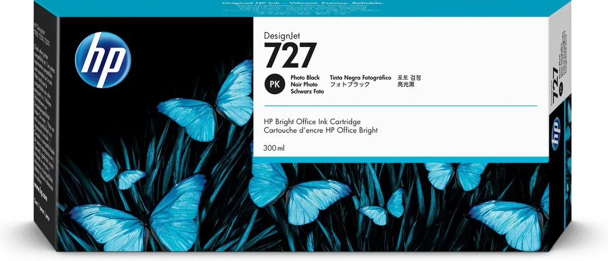 HP F9J79A Original XL Cartridge - Foto Zwart 300ml
