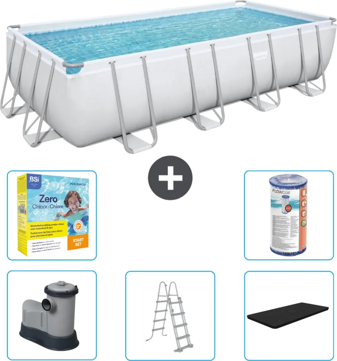 Bestway Power Steel Zwembad 549x274x122cm