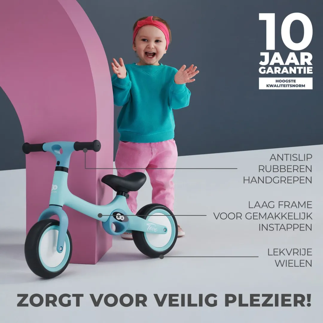 KinderKraft TOVE Loopfiets 20cm - Beige
