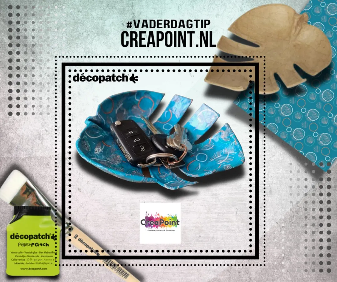 Decopatch Papier Onderwater Blauw - 3 Kleuren