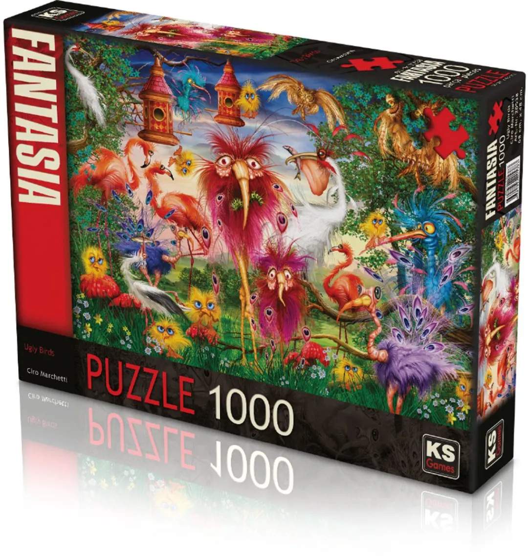 KS Games Ugly Birds Puzzel 1000 Stuks