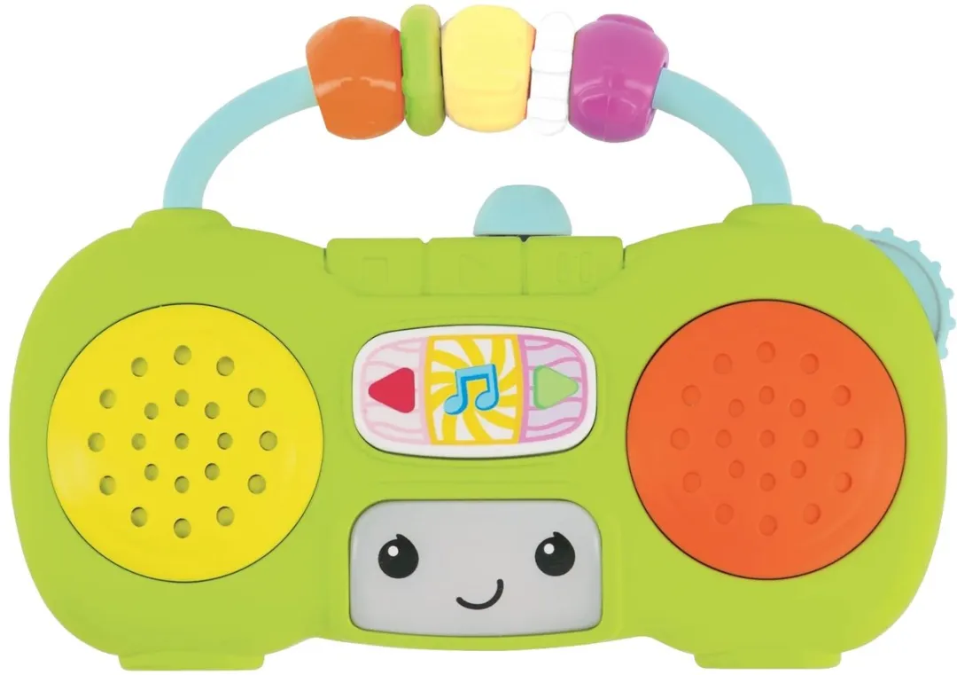 Infantino Music & Light Pretend Mini Boombox Rammelaar