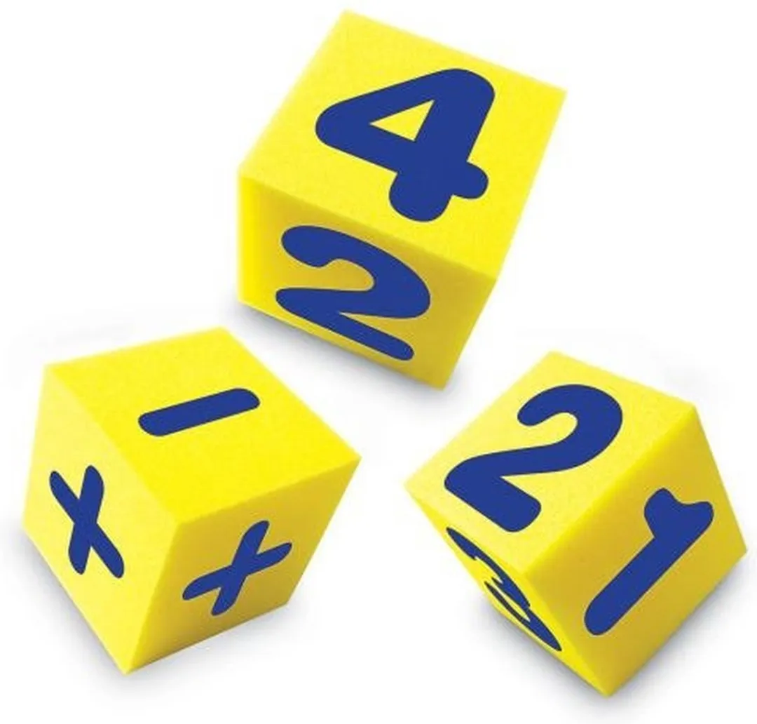 Learning Resources Math Marks the Spot - Afwasbare cijfermat met 8 pelletjes