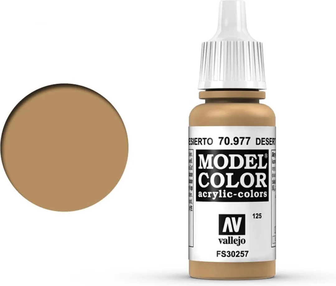 Vallejo Model Color Desert Yellow Acrylverf 17ml