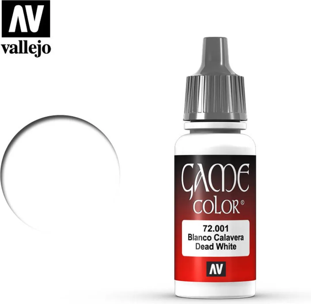 Vallejo Game Color Dead White Acrylverf 18ml