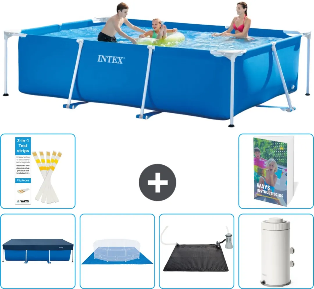 Intex Frame Zwembad 300x200x75cm Blauw