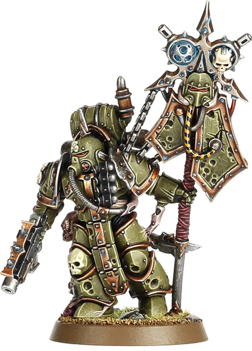 Games Workshop Warhammer 40.000 Death Guard Plague Marine Icon Bearer
