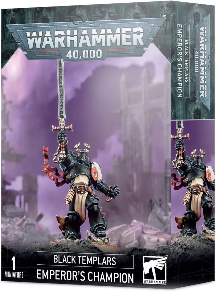 Games Workshop Space Marines Black Templars Emperor's Champion 13-delig