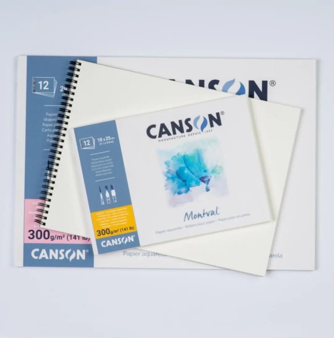 Canson Aquarelpapier Montval 300g/m²