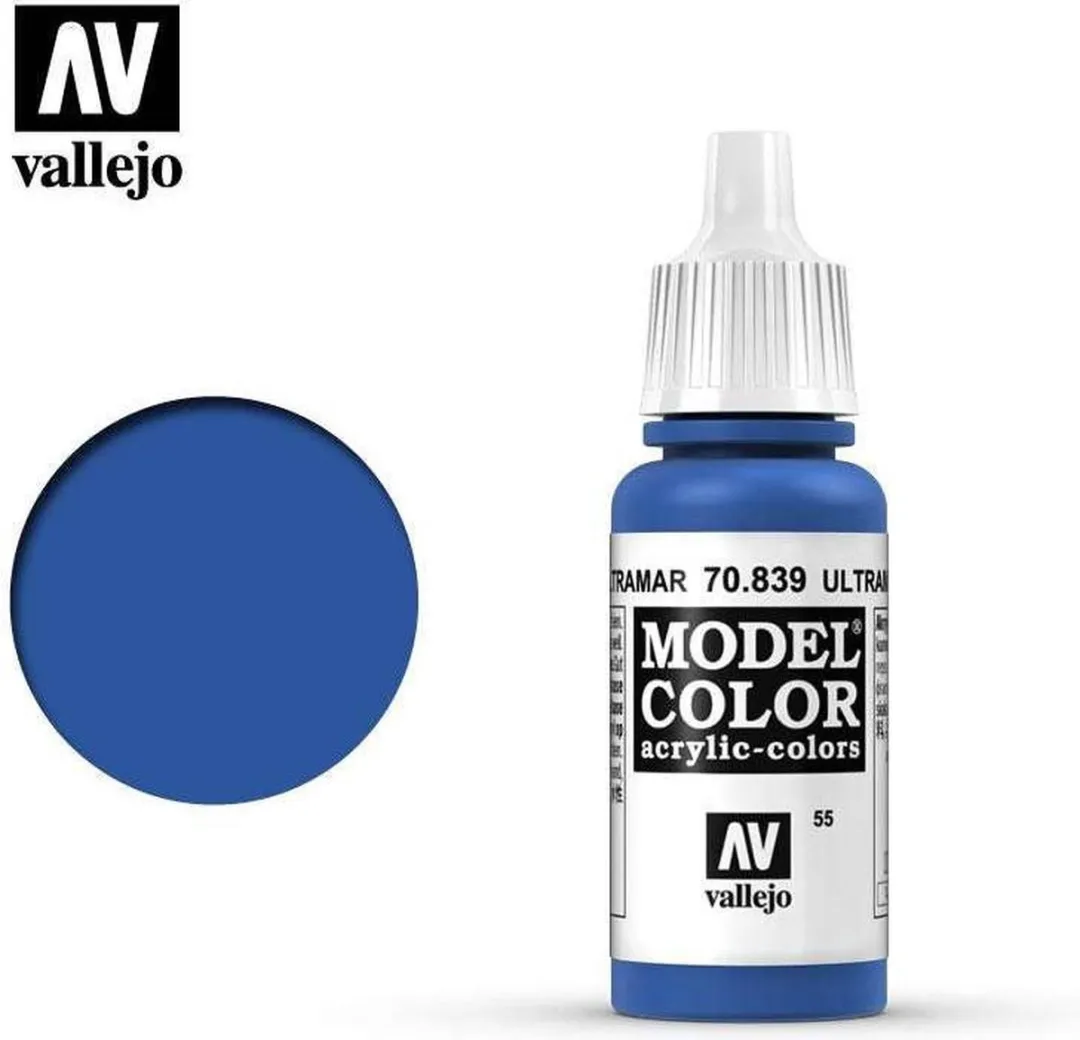 Vallejo Model Color Ultramarine Acrylverf 17ml