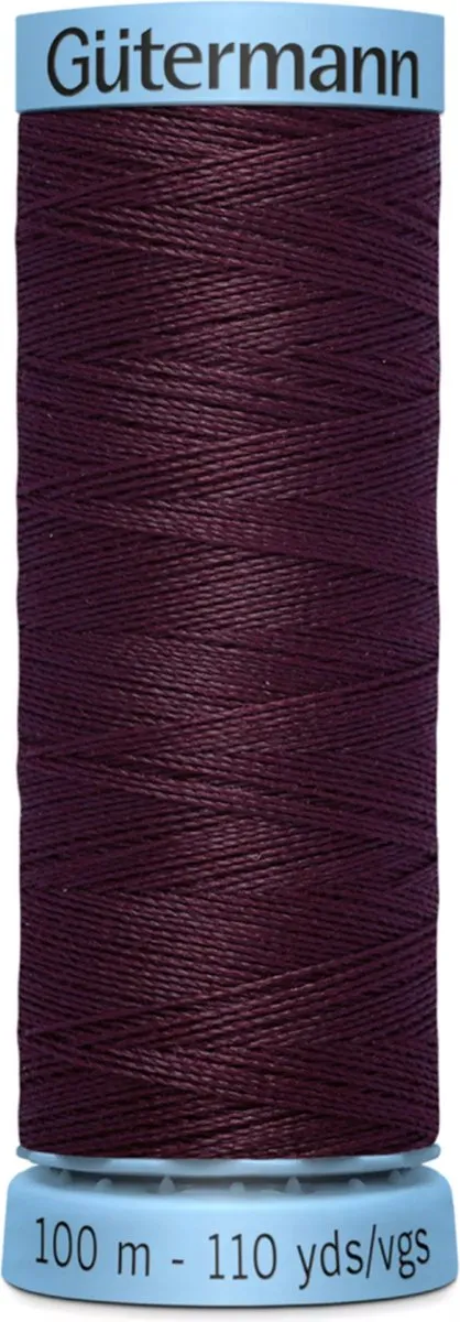 Gutermann Zijde Garen 100m - Zwart/Grijs/Wit