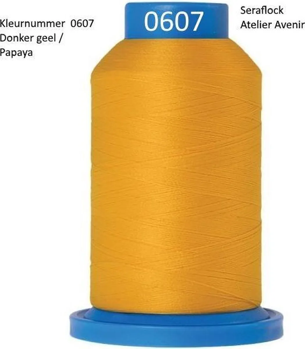Amann Mettler Seraflock 1000mt Lockgaren - Papaya