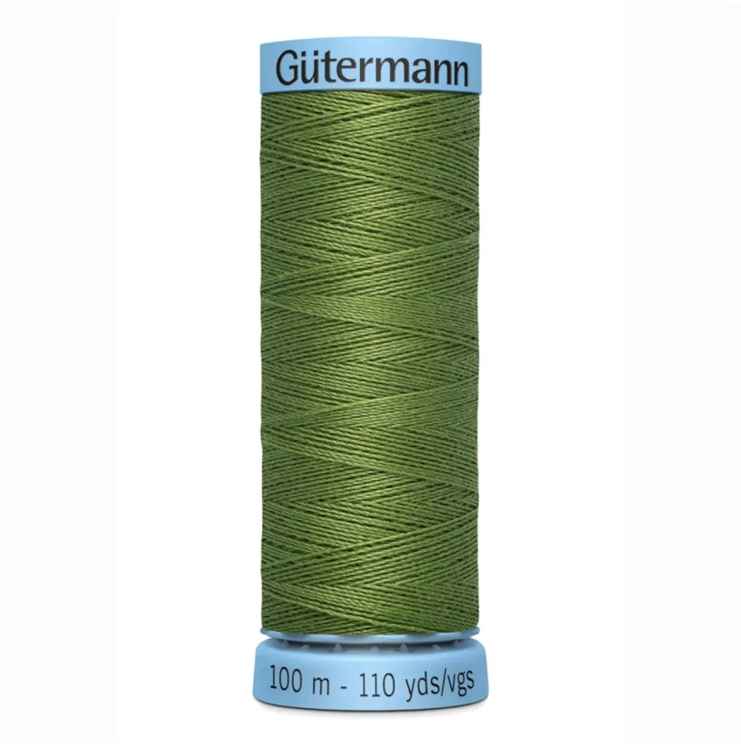 Gutermann Zijde Garen 100m - Zwart/Grijs/Wit