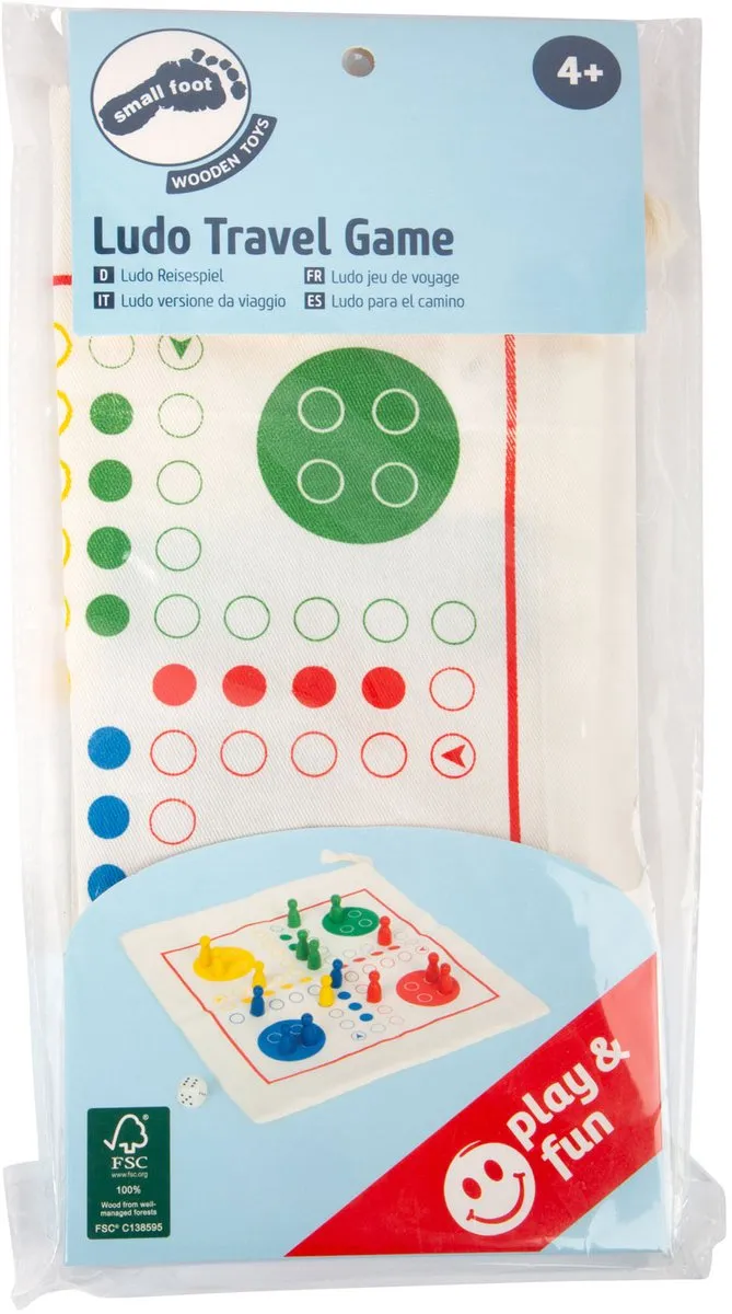 Small Foot Houten Ludo 12022 - 2-4 Spelers